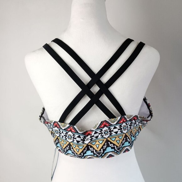 Yonique racerback full coverage swimsuit top removeable pads size XL - Picture 3 of 8